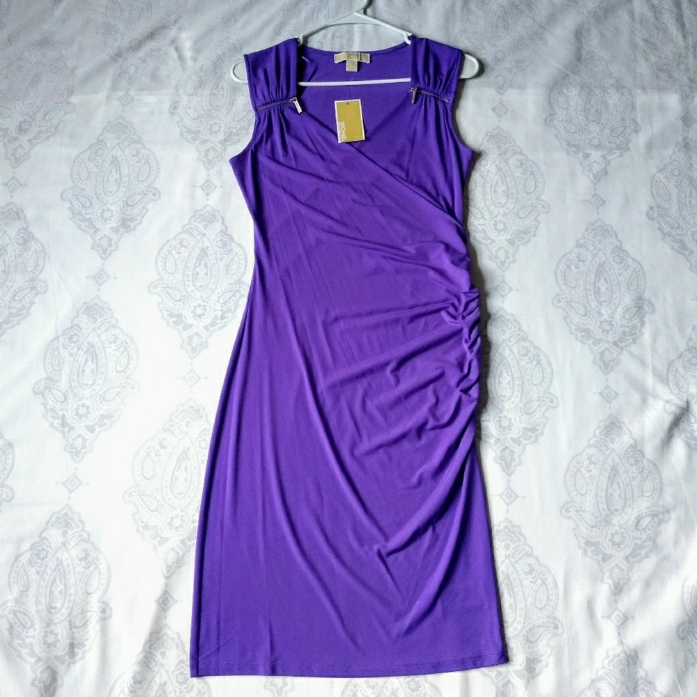 MICHAEL Michael Kors |Sweetheart Neck Jersey Dress